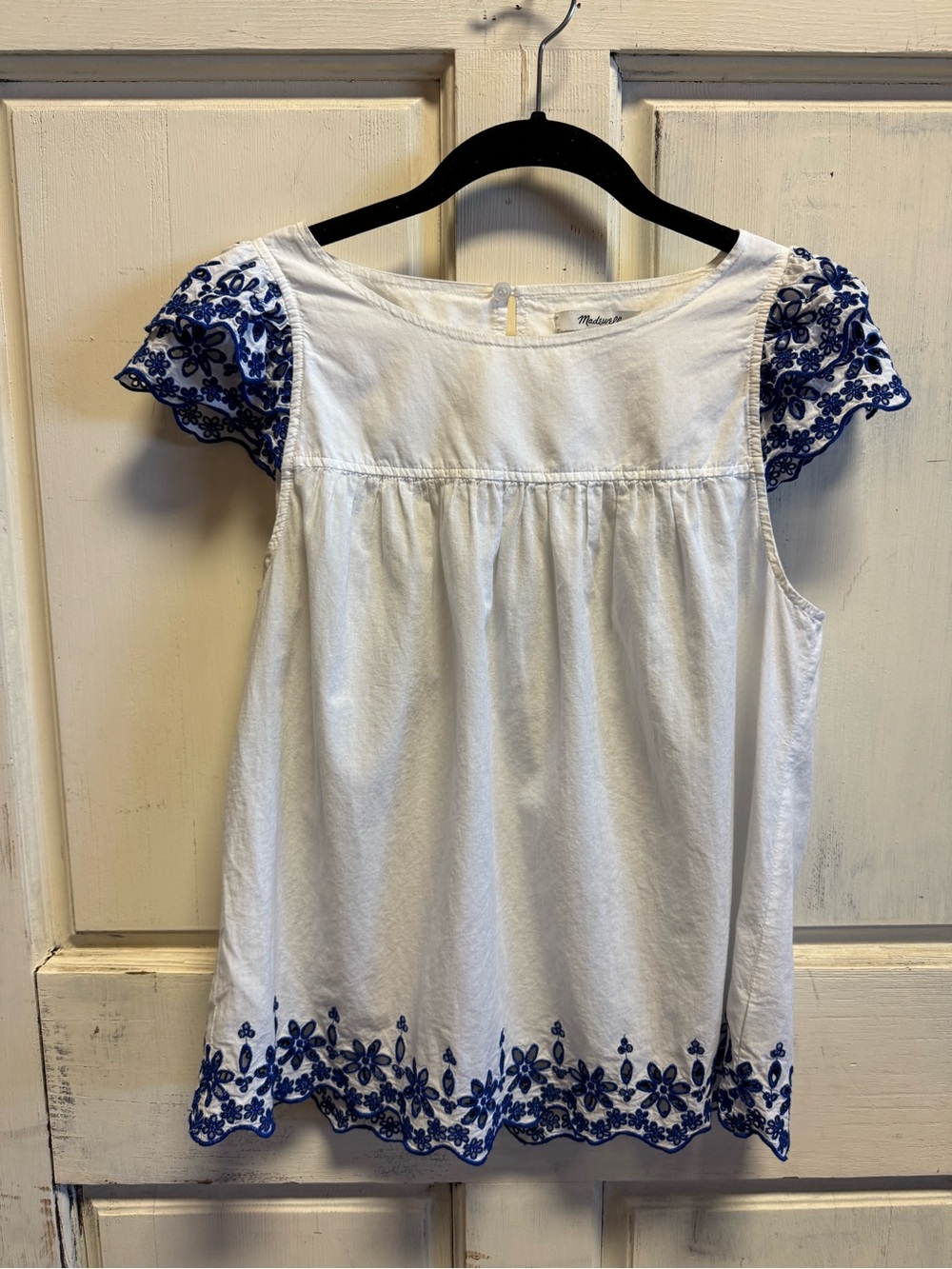 Women’s Madewell Embroidered Story Top